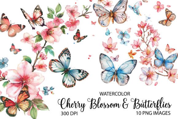 Watercolor Cherry Blossom Butterflies: A Practical Guide