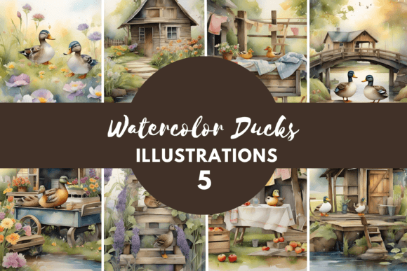 Watercolor Ducks: A Handwritten Font with Real Creative Muscle