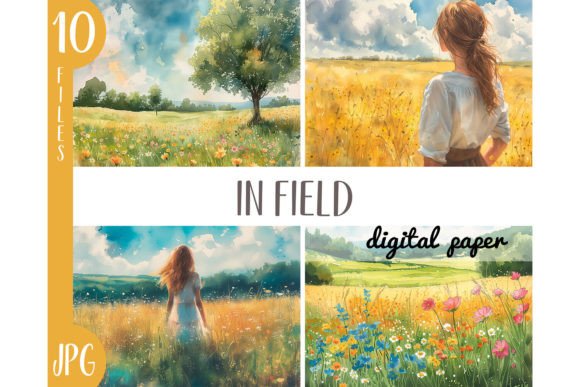 Watercolor Field with Meadow Flowers: A Designer’s Guide
